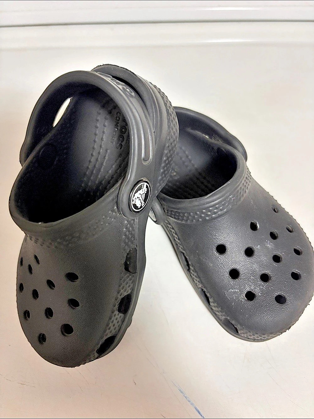 Toddler Crocs Classic Black Clogs